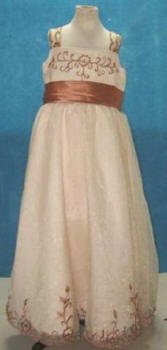 light champagne junior dress 